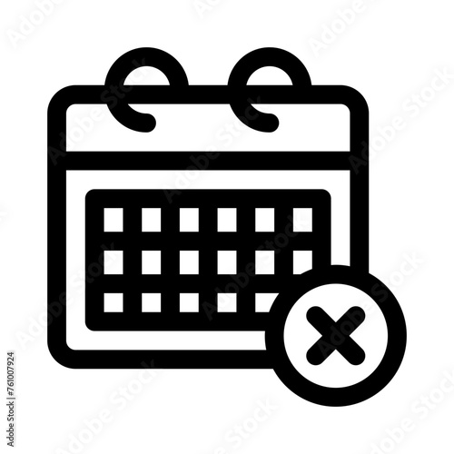 canceled line icon