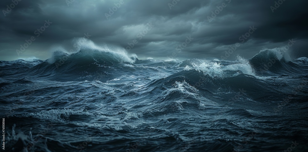 Majestic Stormy Seascape and Dynamic Skies, Dark Clouds, Ominous Portent, Global Weather Disruptions. Generative AI
Majestic Stormy Seascape and Dynamic Skies, Dark Clouds, Ominous Portent, Global Weather Disruptions. Generative AI