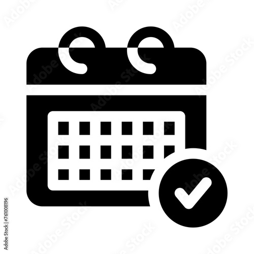 confirmed glyph icon