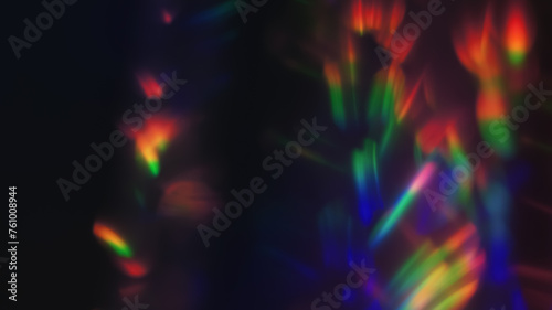 Colored Holographic Rainbow Flares - Mesmerizing Photo Overlay for Vibrant Designs
