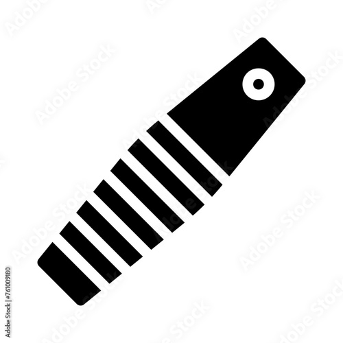 nail file glyph icon