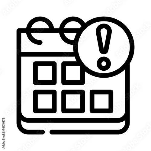 calendar line icon