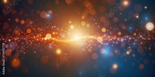 Beautiful glow of the universe and galaxies abstract background wallpaper.