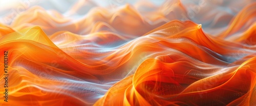 abstract orange background with waves, Desktop Wallpaper Backgrounds, Background HD For Designer