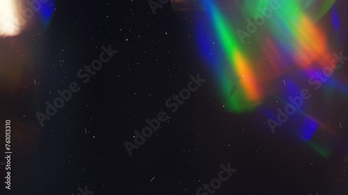 Dusted Holographic Rainbow Flares Overlay - Mesmerizing Texture with Vibrant Colors