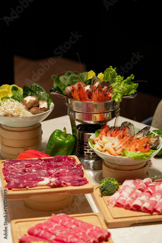 Wallpaper Mural Chinese hot pot ingredients Torontodigital.ca