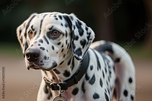 portrait of dalmatian dog