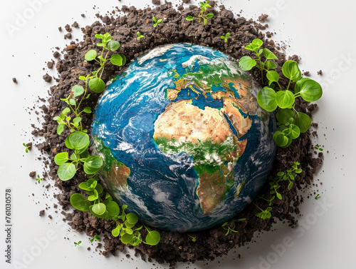 Fototapeta Naklejka Na Ścianę i Meble -  green planet earth