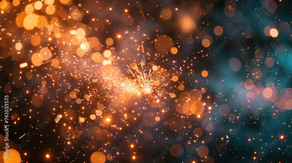 Explosions of color and light can be seen and heard as the tables display a wide selection of spectacular fireworks. From small fireworks to large air shows on offer. - obrazy, fototapety, plakaty 