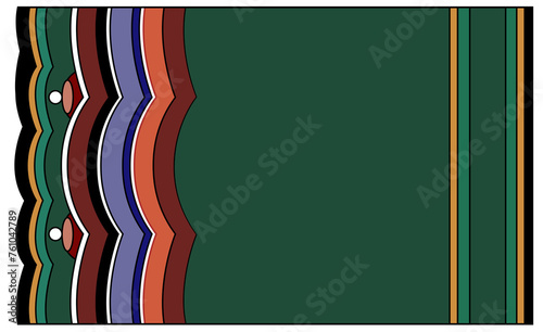 
This is an illustration of Dancheong, a traditional Korean pattern.