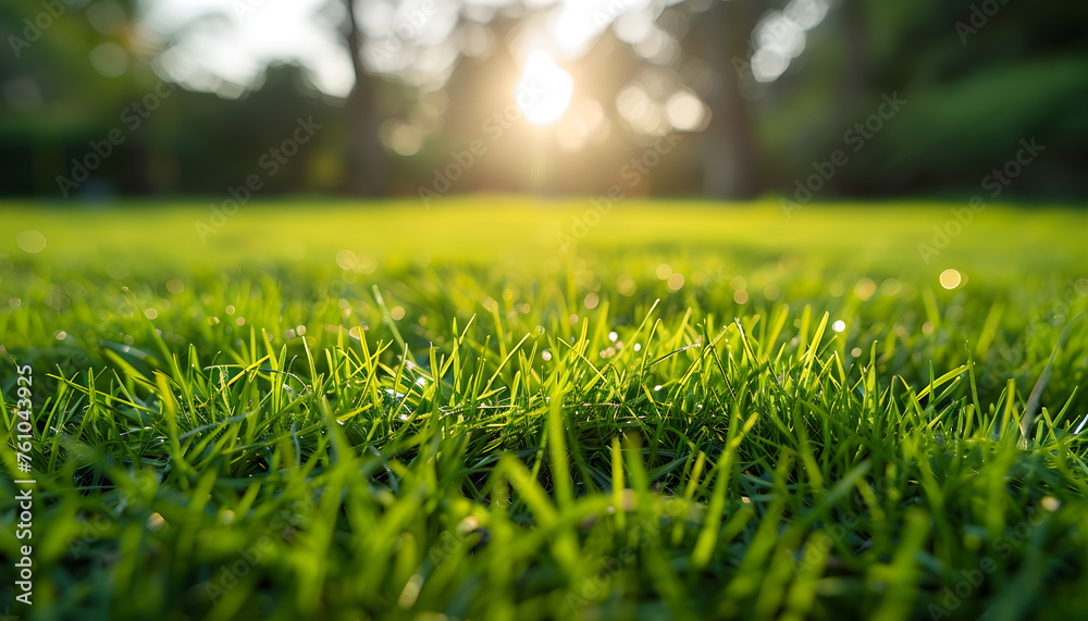 A tranquil and peaceful outdoor scene with fresh green grass and a nature spring background texture. A tranquil and peaceful outdoor scene with fresh green grass and a nature spring background texture.