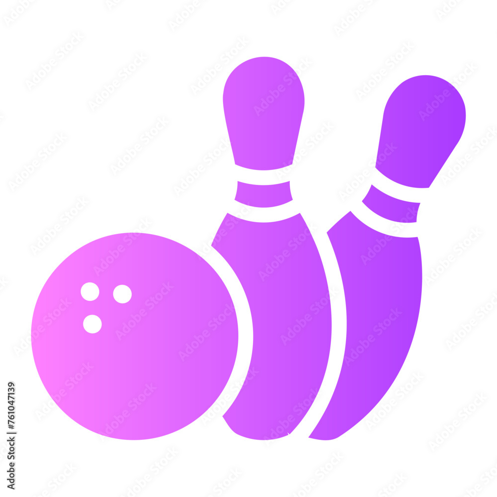 bowling Gradient icon bowling Gradient icon
