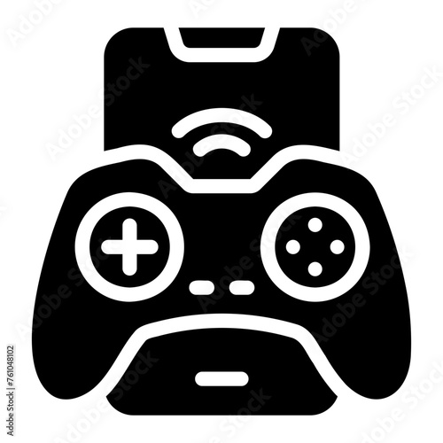 mobile gaming Solid icon