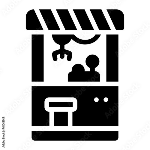 claw machine Solid icon