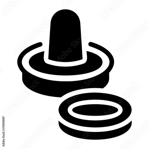 air hockey Solid icon