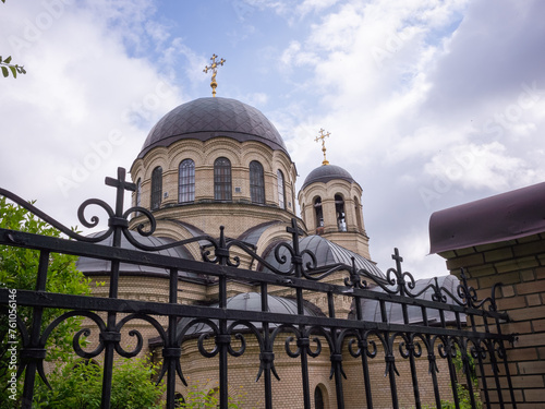 historical and religious architecuture of St. Michael Church in capital kyiv photo
