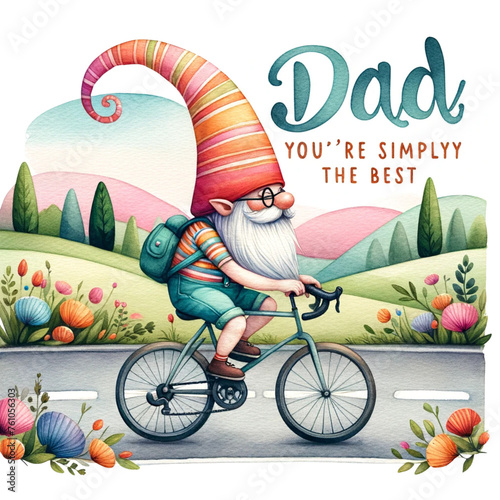 Gnome Dad, Dad my hero, gnome father