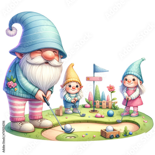 Gnome Dad, Dad my hero, gnome father