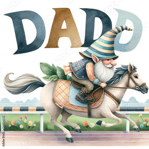 Gnome Dad, Dad my hero, gnome father