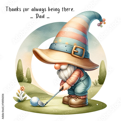 Gnome Dad, Dad my hero, gnome father