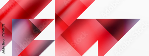 Vivid abstraction unfolds. Triangles in seamless harmony, composing dynamic geometric backdrop. Interplay of angles and hues forms captivating tapestry, evoking modernity and artistic allure