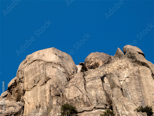 Images of strange rocks, strange stones and landscapes of Dobongsan Mountain near Seoul, Korea