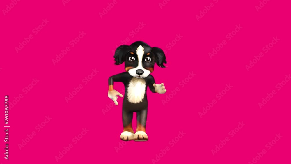Fun Dog 3D Hiphop Dance series seamless loop Fun Dog 3D Hiphop Dance series seamless loop