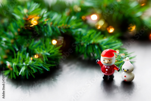 Snowman and Santa miniature, Various decorations,