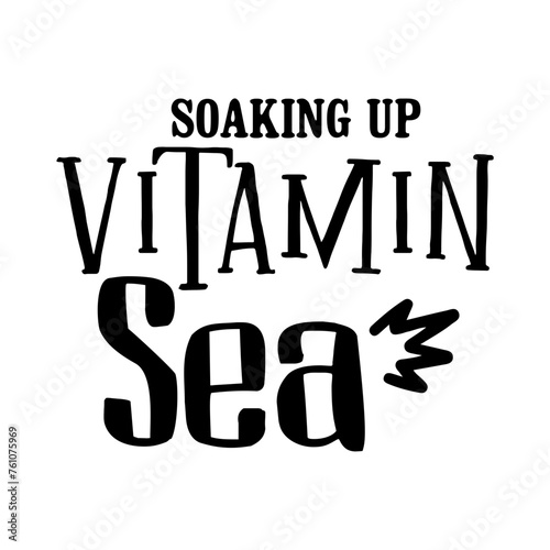 Soaking up Vitamin Sea SVG