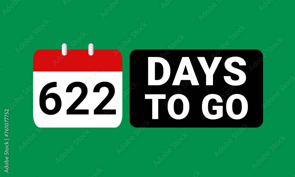 622 days to go last countdown. six hundred and twenty two days go sale price offer promo deal timer, 622 days only 622 days to go last countdown. six hundred and twenty two days go sale price offer promo deal timer, 622 days only