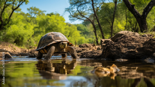 Galapagos Giants: Intimate Encounters with Tortoises at Reserva El Chato