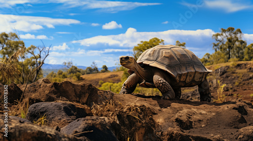 Primordial Presence: Reserva El Chato's Ancient Tortoise Inhabitants