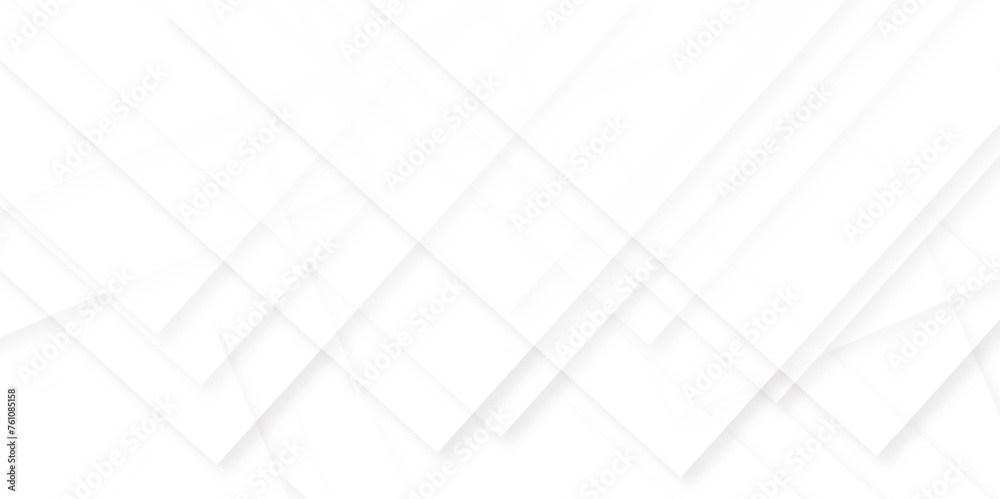 Abstract white line with square shape shadow background. vector illustration, White Business Style . Vector Abstract Elegant white and grey Background. Abstract white Pattern. - obrazy, fototapety, plakaty 