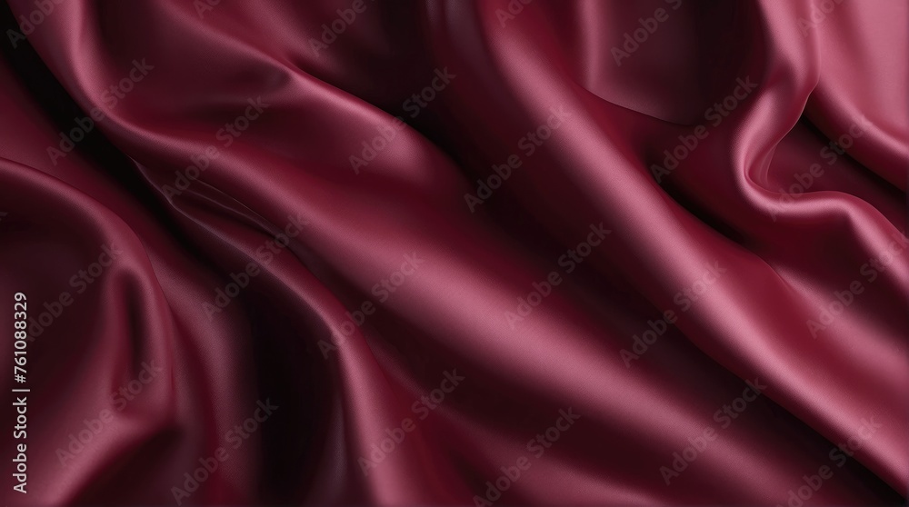 Obraz premium Close up detailed photo of fabric, showcasing the texture and pattern of a maroon fabric. ideal for background or fashion design graphic resource. Generative AI
