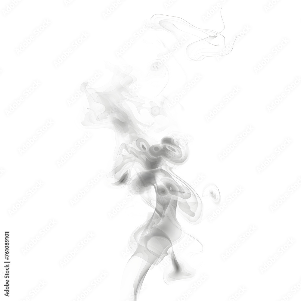 Realistic smoke or steam set isolated on white and transparent background Realistic smoke or steam set isolated on white and transparent background