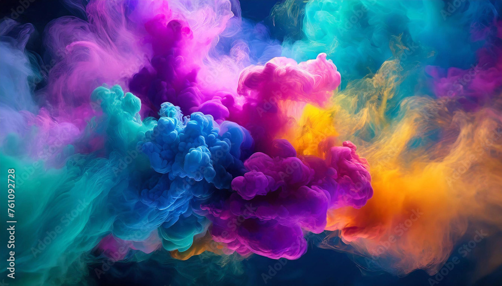 A captivating and dynamic abstract background featuring swirling tendrils of vibrant smoke against a backdrop of deep, velvety black. A captivating and dynamic abstract background featuring swirling tendrils of vibrant smoke against a backdrop of deep, velvety black.