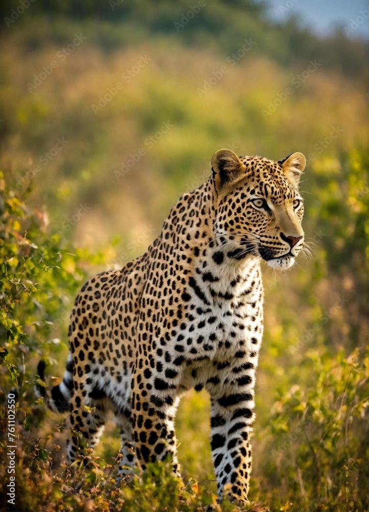 Obraz premium leopard in the tree