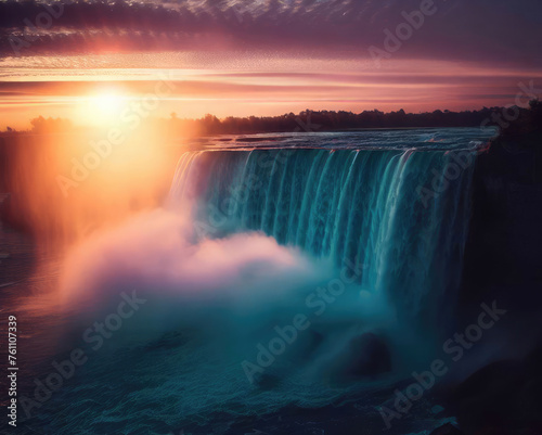 Sunrise at Niagara Fall © ROKA Creative