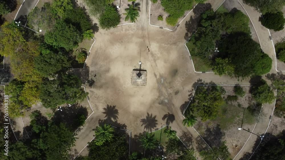 Imagens aéreas de drone da Praça da Independência, em João Pessoa ...