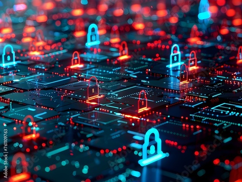 Cybersecurity Protecting Data in a Futuristic Circuit Board Network