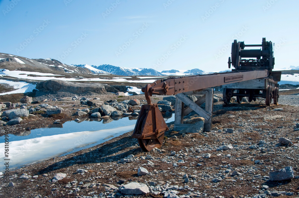 Mining relics on the Svalbard Archipelago