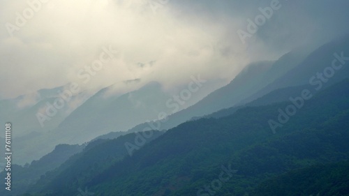Korea   s Jiri Mountains and wonderful clouds