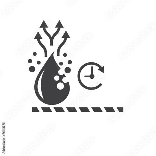 quick dry icon vector concept design template