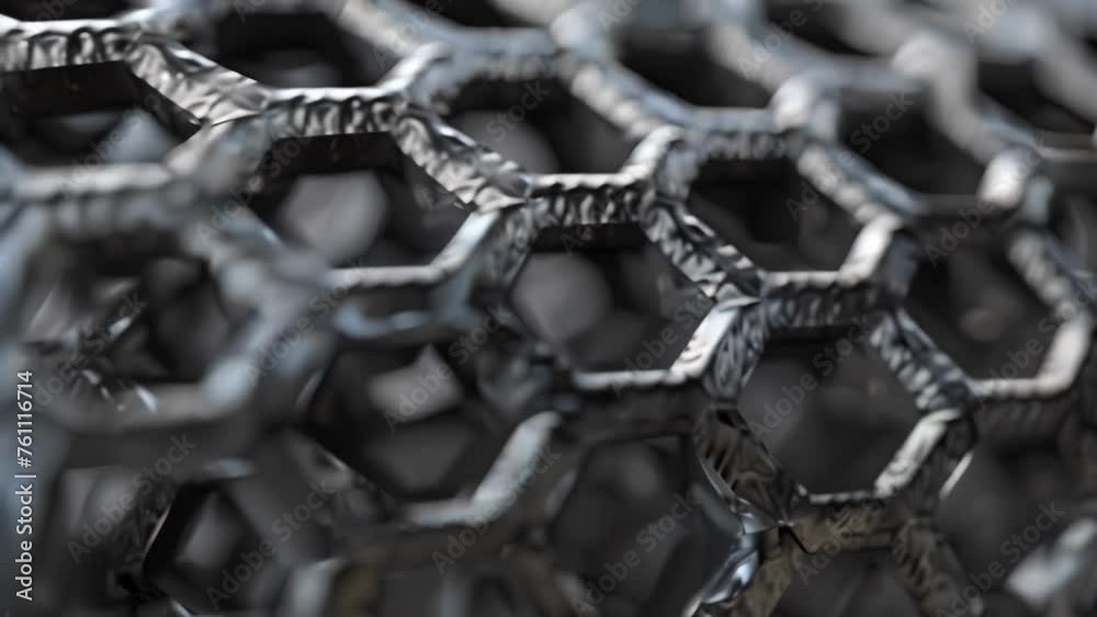 An upclose image of an aerographite panel highlighting its high density and impressive strength. The panel appears to be supporting a heavy load alluding to the materials An upclose image of an aerographite panel highlighting its high density and impressive strength. The panel appears to be supporting a heavy load alluding to the materials