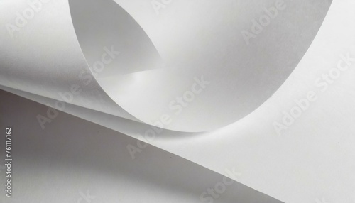 3D illustration of overlapping photographic background white paper texture.
