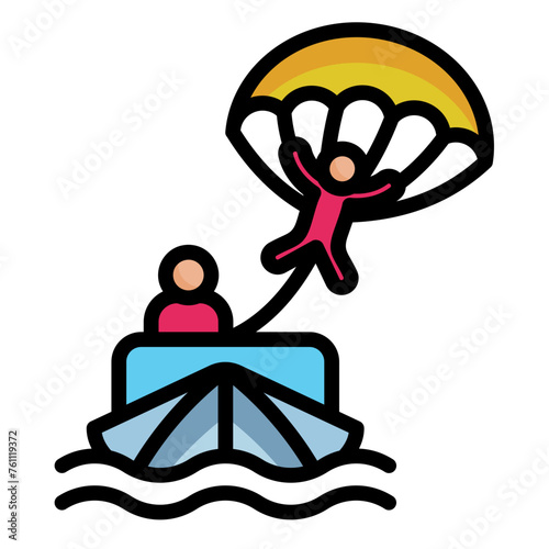 Parasailing Icon