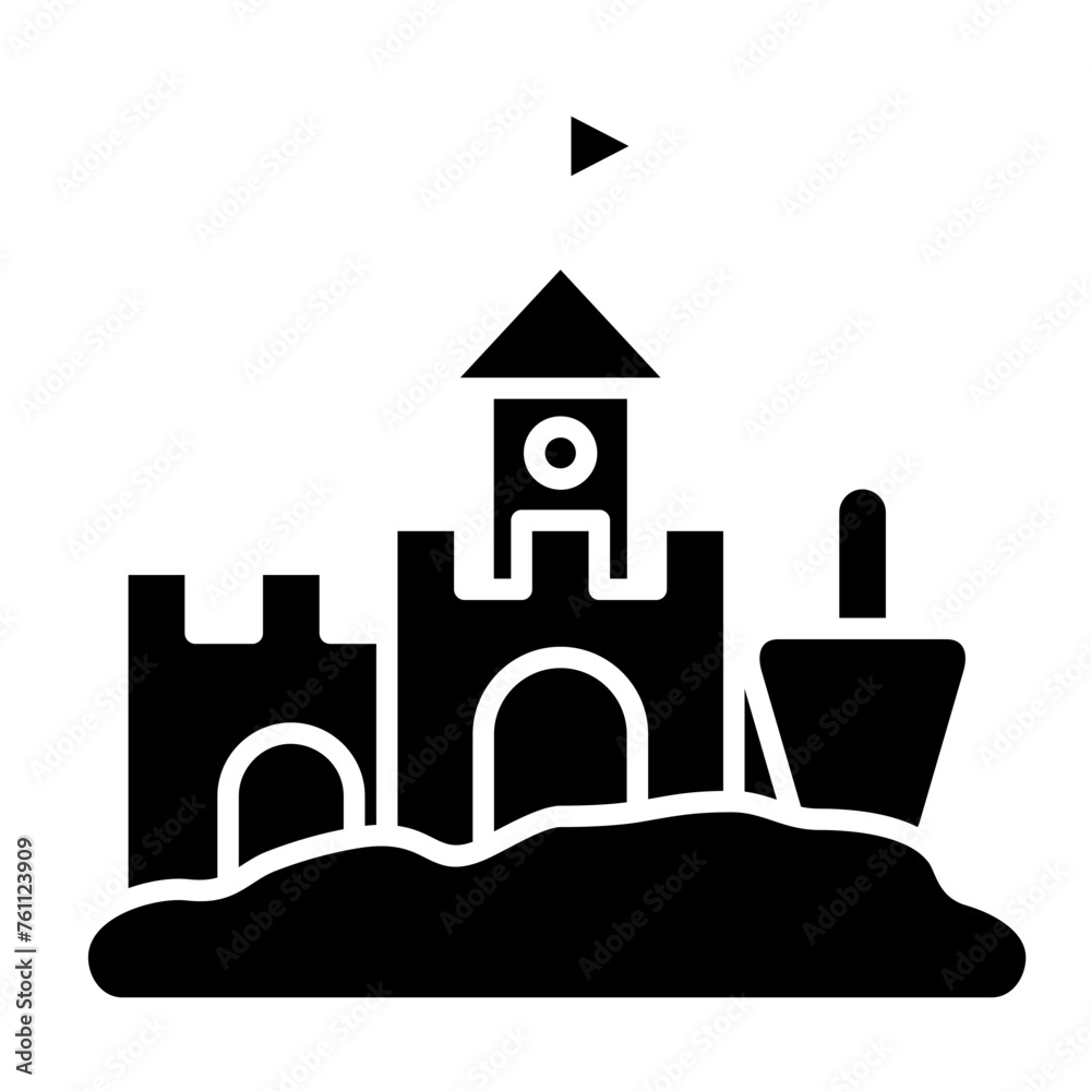 Sandcastle Icon Sandcastle Icon