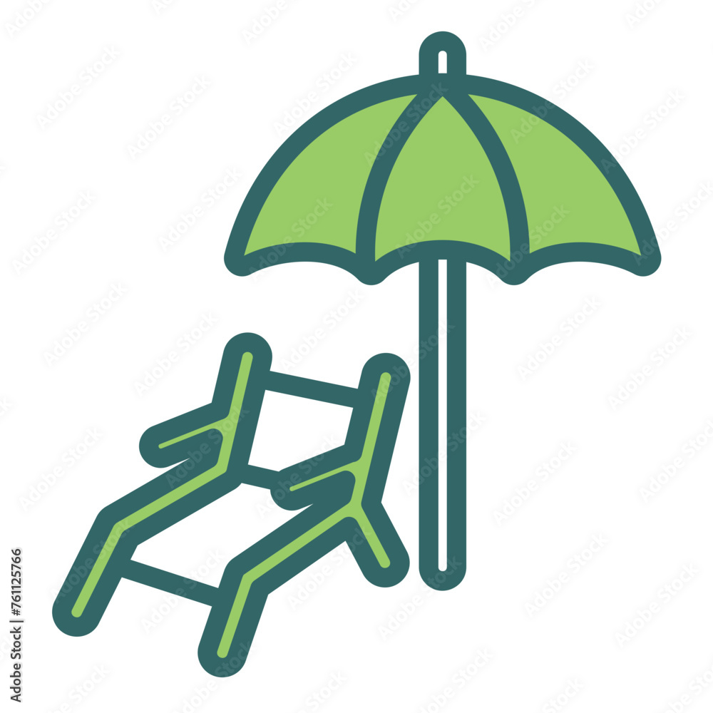Sun Lounger Icon Sun Lounger Icon