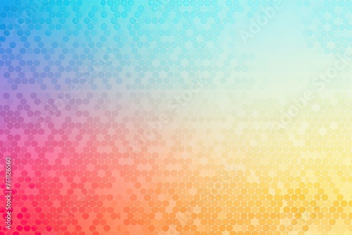 Abstract Rainbow Background with Colorful Halftone Dot Patterns