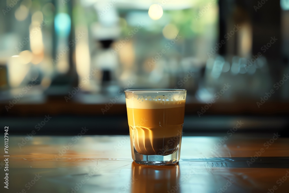 Cup of Milk coffee on wooden table in coffee shop
Cup of Milk coffee on wooden table in coffee shop